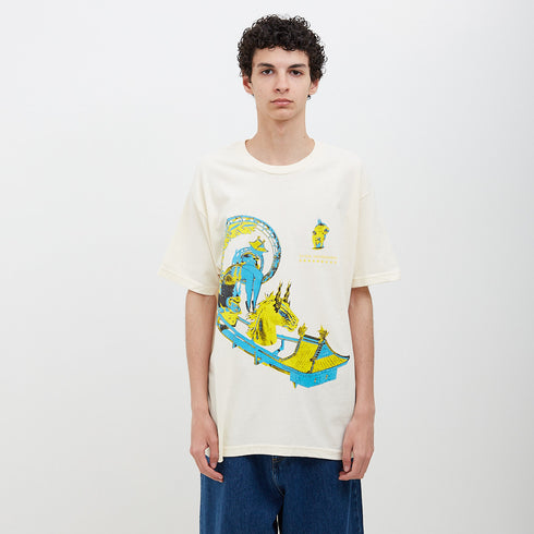 Evisen Fuji Q T-Shirt Cream 173720134 Degli Uberti